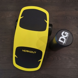 Баланс борд "WorkOut" Yellow